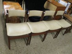 SET OF FOUR DINING CHAIRS, CIRCA 1960S/1970S BY SKANDART LTD