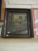 MEDICI PRINT BY VERMEER IN A FRAME