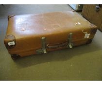 REVELATION BROWN REXINE SUITCASE