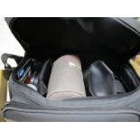 CANON CAMERA CASE AND LENSES ETC