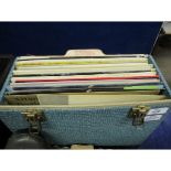 REXINE CASE OF VINYL RECORDS