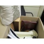 BOX CONTAINING LIFE VESTS, CUSHION ETC