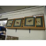 SIX CECIL ALDIN PRINTS OF TERRIERS, AND A FURTHER SIGNED PRINT OF A BARN OWL (7)