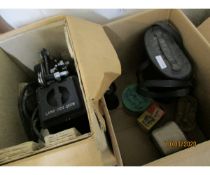 VARIOUS BINOCULARS, VINTAGE PROJECTOR ETC