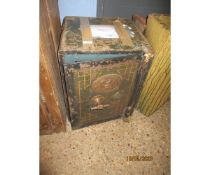 VINTAGE CAST METAL SAFE