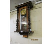 VIENNA STYLE GLAZED WALL CLOCK