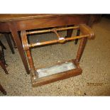 LIGHT OAK STICK STAND CIRCA LATE 19TH CENTURY