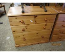 MODERN PINE FOUR DRAWER CHEST