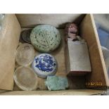 SMALL BOX ORIENTAL TABLE SEAL ETC