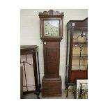 LATE 18TH CENTURY OAK LONGCASE CLOCK F BARNES OF SOUTHWOLD