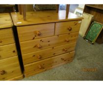 MODERN PINE FIVE DRAWER CHEST