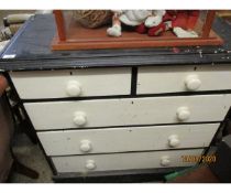 PAINTED FIVE DRAWER CHEST