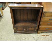 REPRODUCTION OAK BOOKCASE CABINET