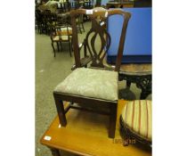 CHIPPENDALE STYLE MAHOGANY CHILD’S CHAIR 18TH/19TH CENTURY