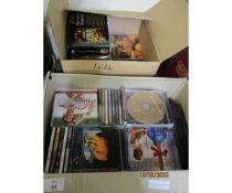 TWO BOXES OF VARIOUS CDS