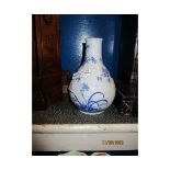 ORIENTAL BALUSTER VASE WITH SIX CHARACTER MARK