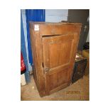 18TH CENTURY CONTINENTAL WALNUT SINGLE DOOR CUPBOARD