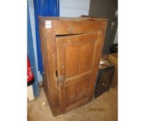 18TH CENTURY CONTINENTAL WALNUT SINGLE DOOR CUPBOARD