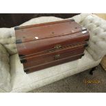 VINTAGE TIN TRUNK