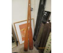 PAIR OF VINTAGE OARS