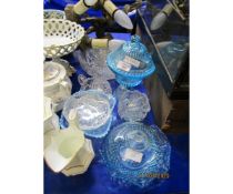 COLLECTION OF LEAD CRYSTAL AND PRESSED GLASS WARES