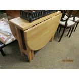 MODERN PINE EFFECT DROP LEAF TABLE