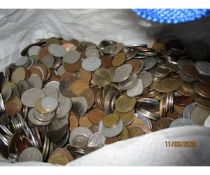 LARGE BAG OF VARIOUS COINAGE