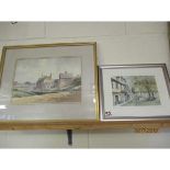 RON THORNE SIGNED WATERCOLOUR AND FURTHER PRINT OF ELM HILL