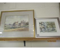 RON THORNE SIGNED WATERCOLOUR AND FURTHER PRINT OF ELM HILL