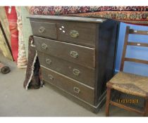 OAK FIVE DRAWER CHEST