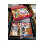 BOX OF VARIOUS ARSENAL FC PROGRAMMES