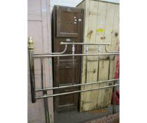 VINTAGE PLYWOOD FOUR SECTION CABINET WITH GRILLED DOORS