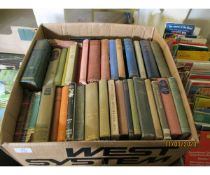 BOX OF VARIOUS CLASSIC NOVELS ETC