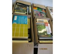 FOUR BOXES OF VARIOUS ORNITHOLOGICAL, GARDEN, ARCHITECTURAL AND OTHER BOOKS