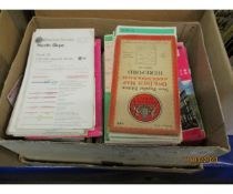 BOX OF VARIOUS TRAVEL MAPS