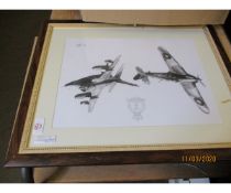 ROYAL AIR FORCE COLTISHALL COMMEMORATIVE PRINT