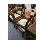 PAIR OF VICTORIAN MAHOGANY BALLOON BACK DINING CHAIRS