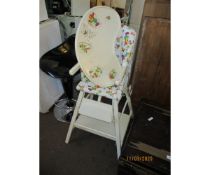 VINTAGE CHILD’S HIGH CHAIR