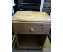 MODERN PINE BEDSIDE CABINET