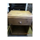 MODERN PINE BEDSIDE CABINET