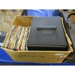 BOX OF VARIOUS 45RPM RECORDS