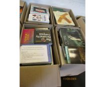 FOUR BOXES OF VARIOUS NATURAL WORLD BOOKS, CRAFT BOOKS ETC
