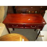 REPRODUCTION TWO DRAWER SIDE TABLE