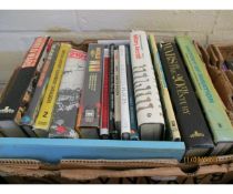 BOX OF VARIOUS WAR, MILITARY AND AVIATION BOOKS