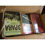 BOX OF VARIOUS WAR RELATED BOOKS ETC