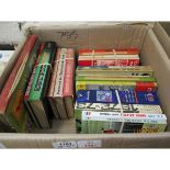 BOX OF VARIOUS FOOTBALL BOOKS