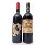 Chateau de la Garde 1998 1 bottle and further bottle of French claret (only traces of label