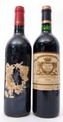 Chateau de la Garde 1998 1 bottle and further bottle of French claret (only traces of label