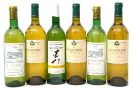 Chateau Calibre Montravel 2001 3 bottles, Chateau L'Etoile Graves 1982, 2 bottles, La Gascone par