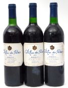 Chateau des Parcs Bergerac 1995, 3 bottles